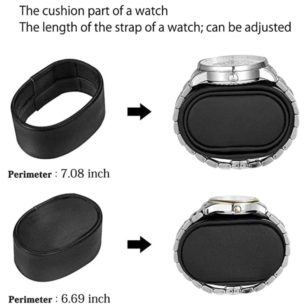 Black Luxury Automatic Single Watch Winder with Quiet Motor, AC Adapter or Battery Powered Watch Box Case Carbon Fibre Design with Red Lining