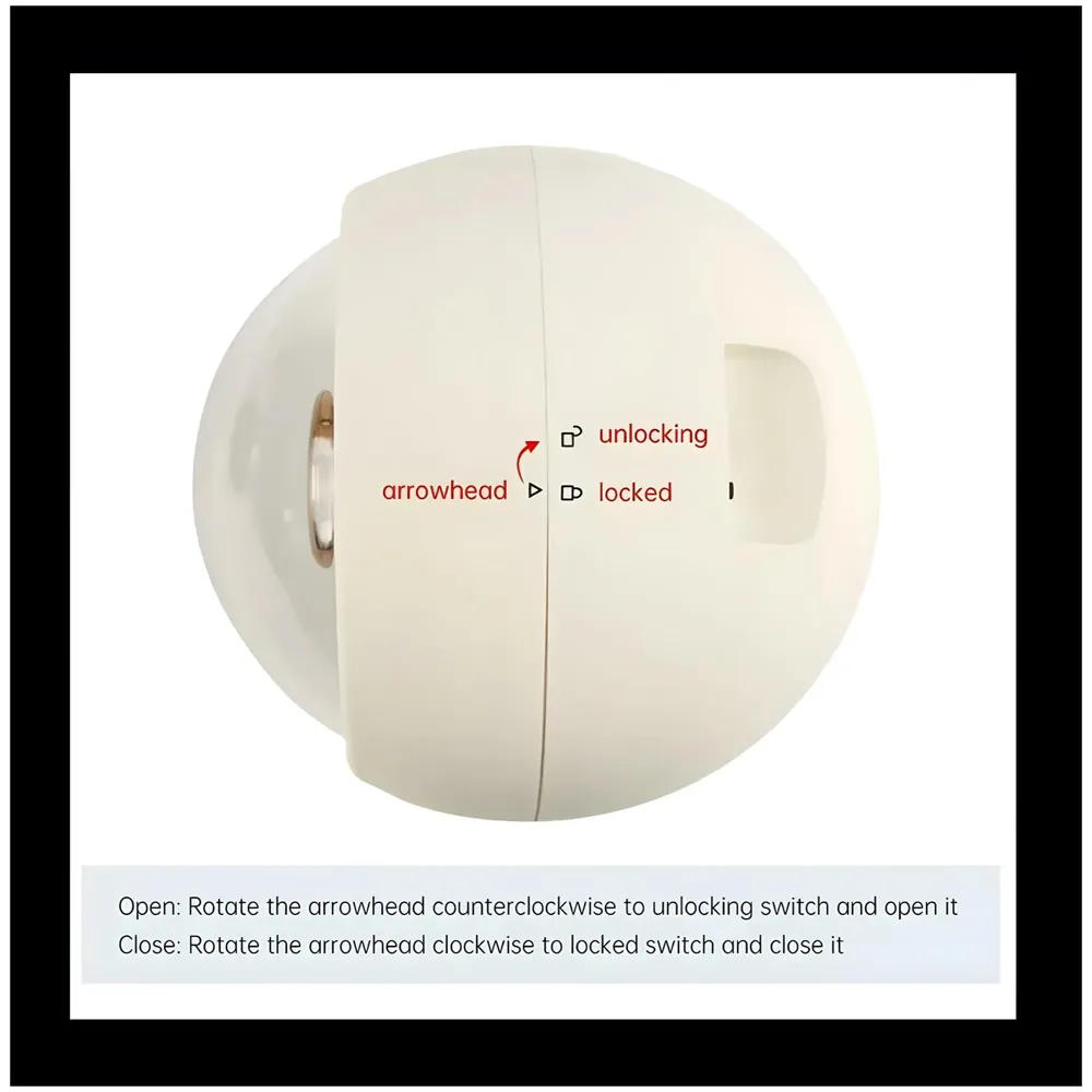 Automatic Watch Winder Box, Watch Case with Quiet Motor, Single Winder, 2 Rotation Modes, for Automatic Watches, Mechanical Watch Winding - White 15Cm x 14Cm