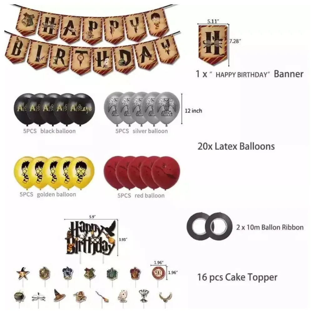 Wizard Birthday Kit, Magic Birthday Set Complete