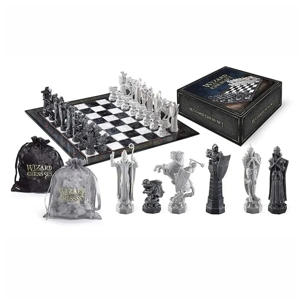 PVC Wizard Chess Set The Sorcerer Collection - Black, for 12 Months and up Board Game - 2