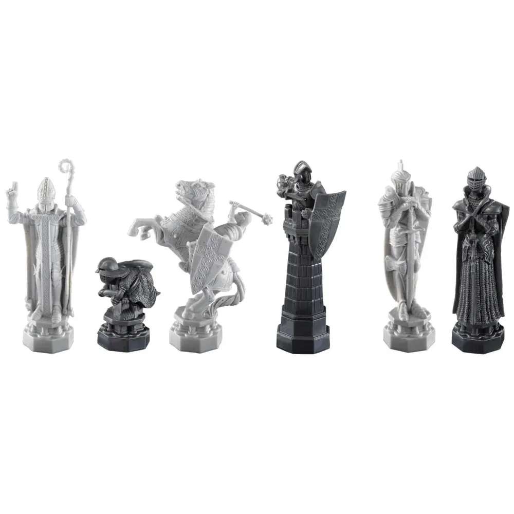 PVC Wizard Chess Set The Sorcerer Collection - Black, for 12 Months and up Board Game - 3
