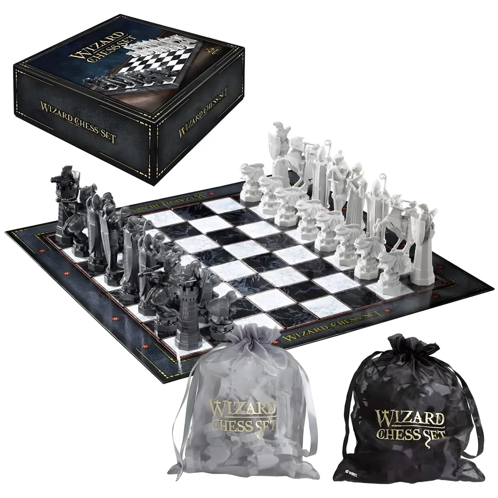 PVC Wizard Chess Set The Sorcerer Collection - Black, for 12 Months and up Board Game