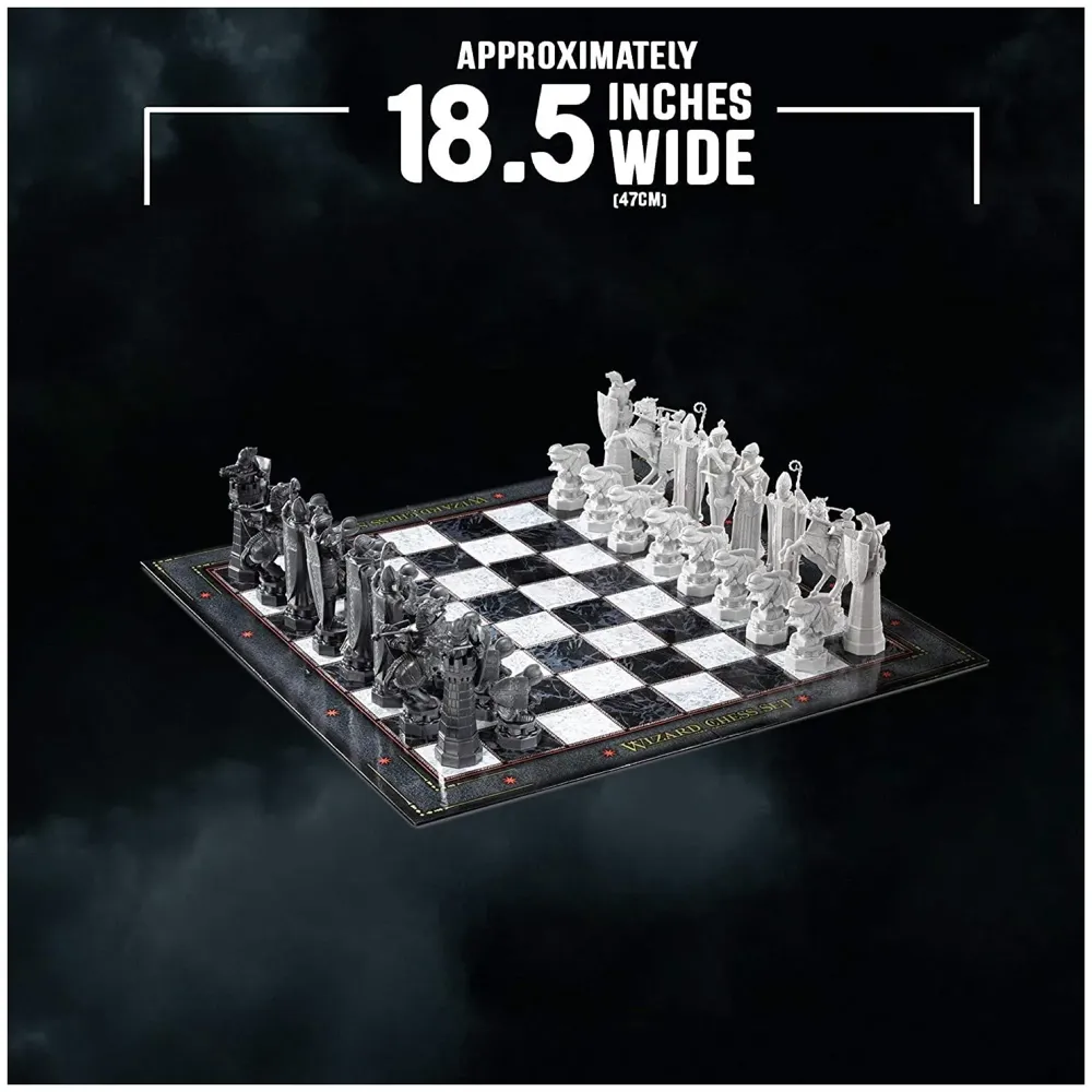 PVC Wizard Chess Set The Sorcerer Collection - Black, for 12 Months and up Board Game