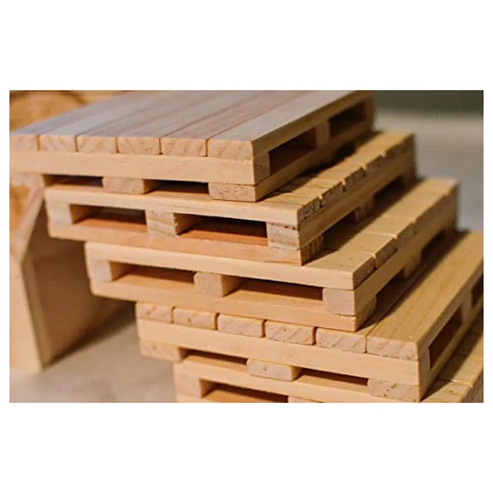 Set of 4 Pallet Wood Beverage Drink Coasters. for Wine Glasses and Bottles, Whiskey, Beer Cocktail Glasses. Suitable for Bar, Home and Office. Premium