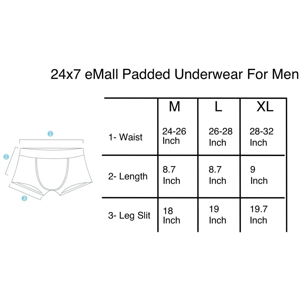 Men Padded Underwear Briefs Underpants Butt Booster Lifter Enhancer