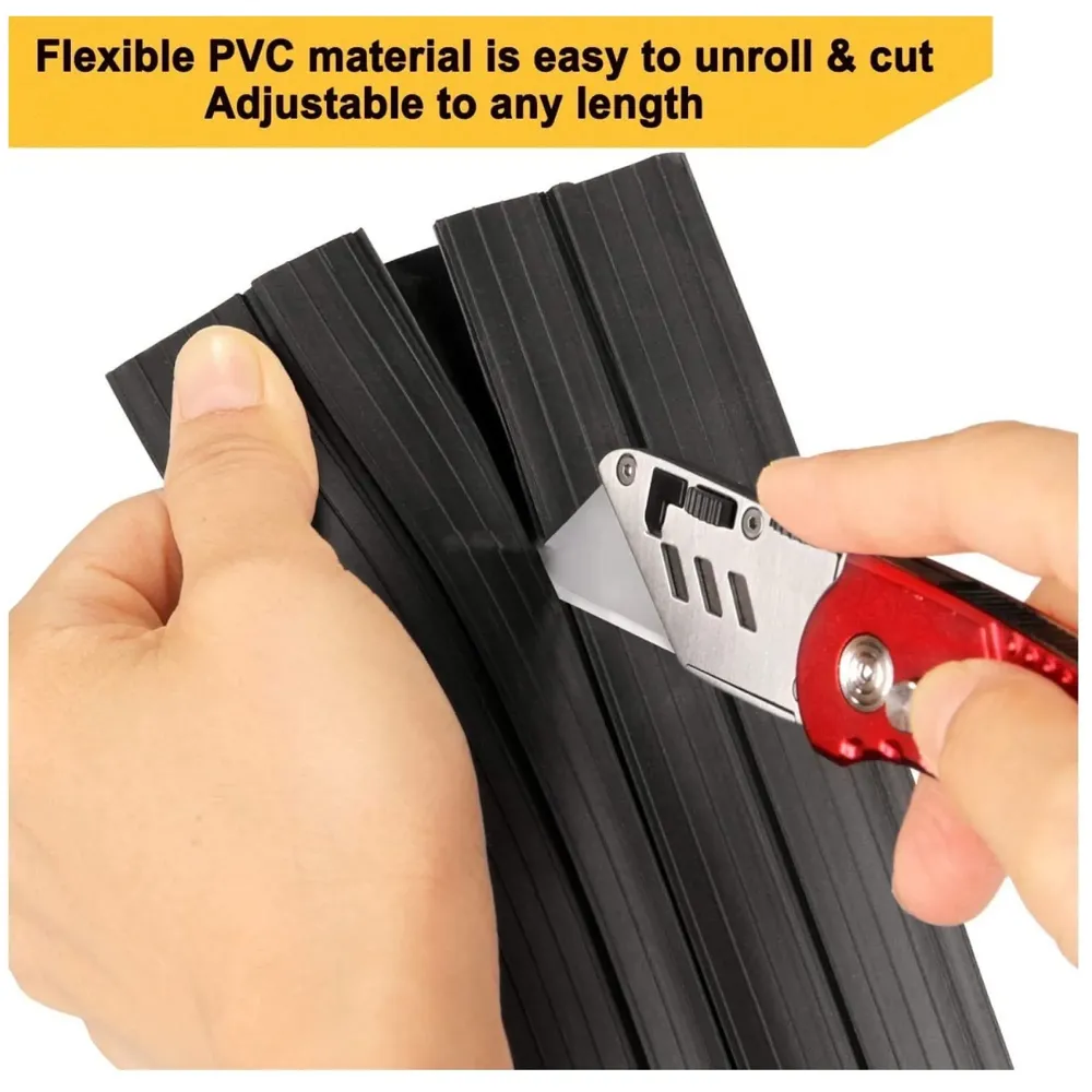 Floor Cable Cover, Perfect for an Office, Home, Workshop, Warehouse, Concert, Or Other Outdoor Setting, Floor Cords, Cables and Wires Protector 82 mm X 17 mm X